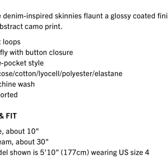 Hudson Glittery jeans Barbara Coated and skinny jeans sz 28 - Picture 11 of 12